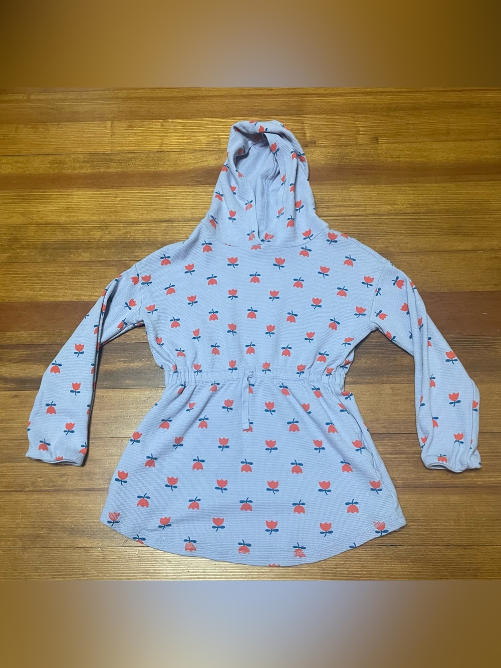 Hanna Andersson Purple Cotton Tulip Waffle Dress Size 130 cm or 8